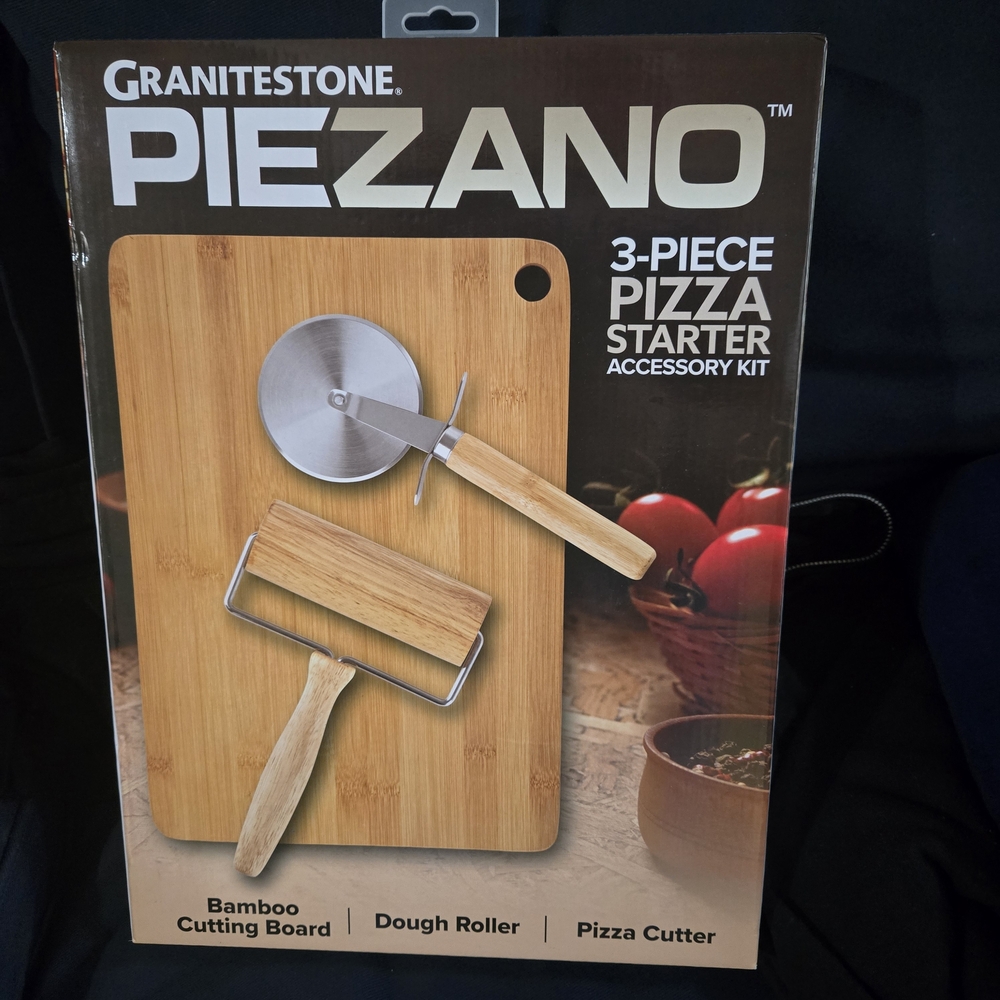 NEW Granitestone Piezano 3-Piece Pizza Starter Kit